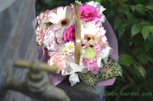 おはよう！ピンクのお花たち